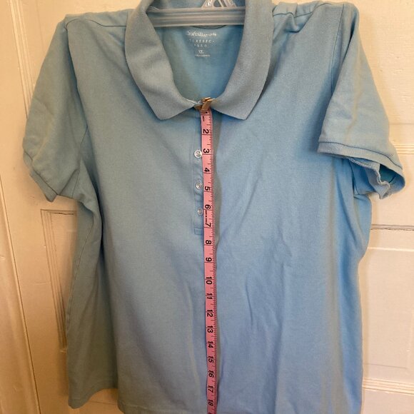 Croft & Barrow Polo Shirt XL Blue - Picture 2 of 8